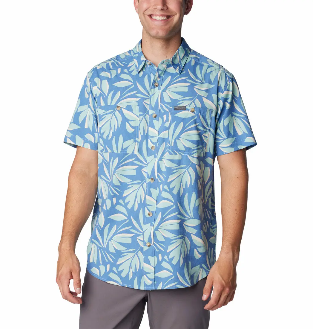 Men's Utilizer Printed Woven Short Sleeve Shirt 1