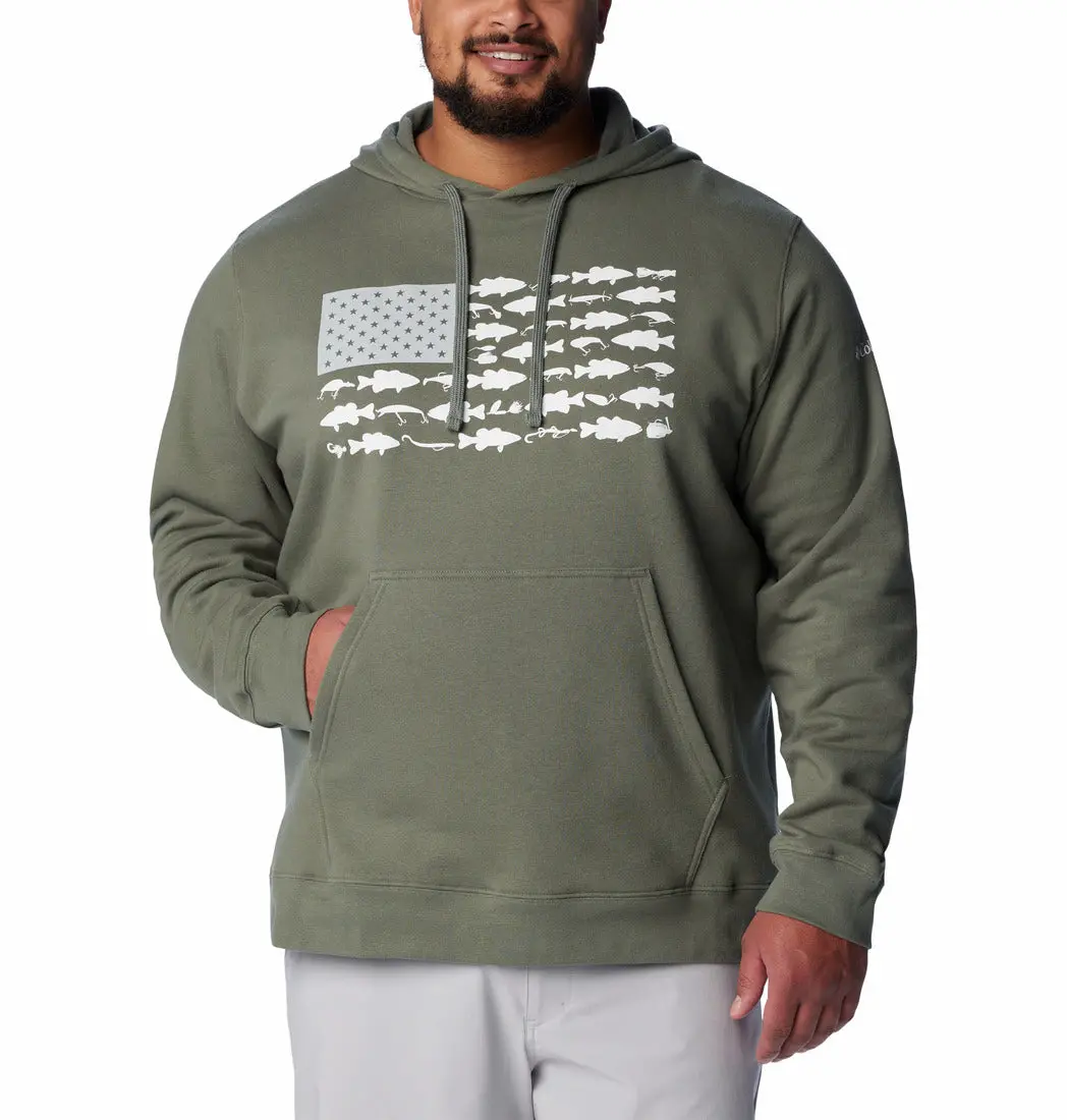Men's Pfg Fish Flag Ii Hoodie 1