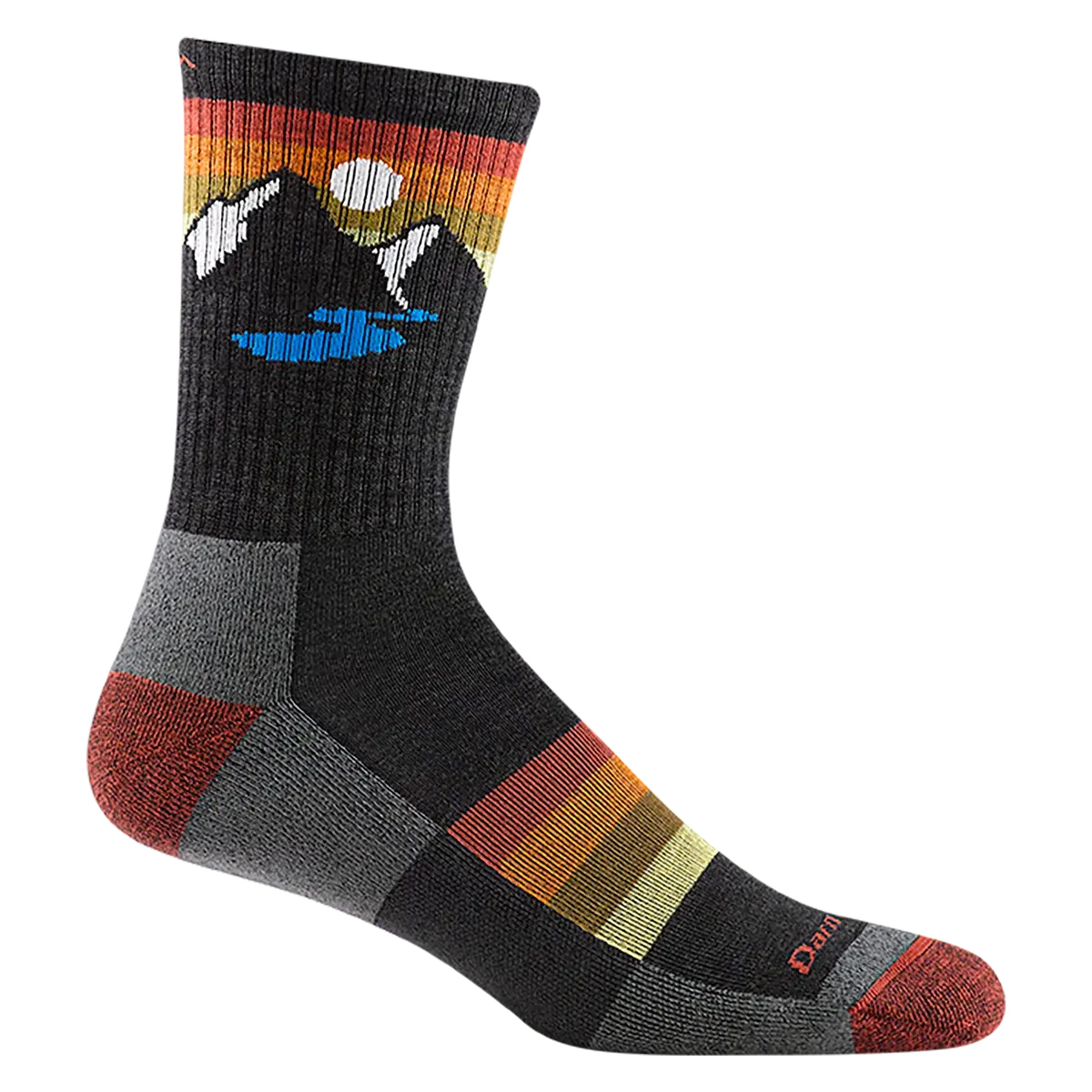 Men's Sunset Ridge Micro Crew Lightweight Hiking Sock 1