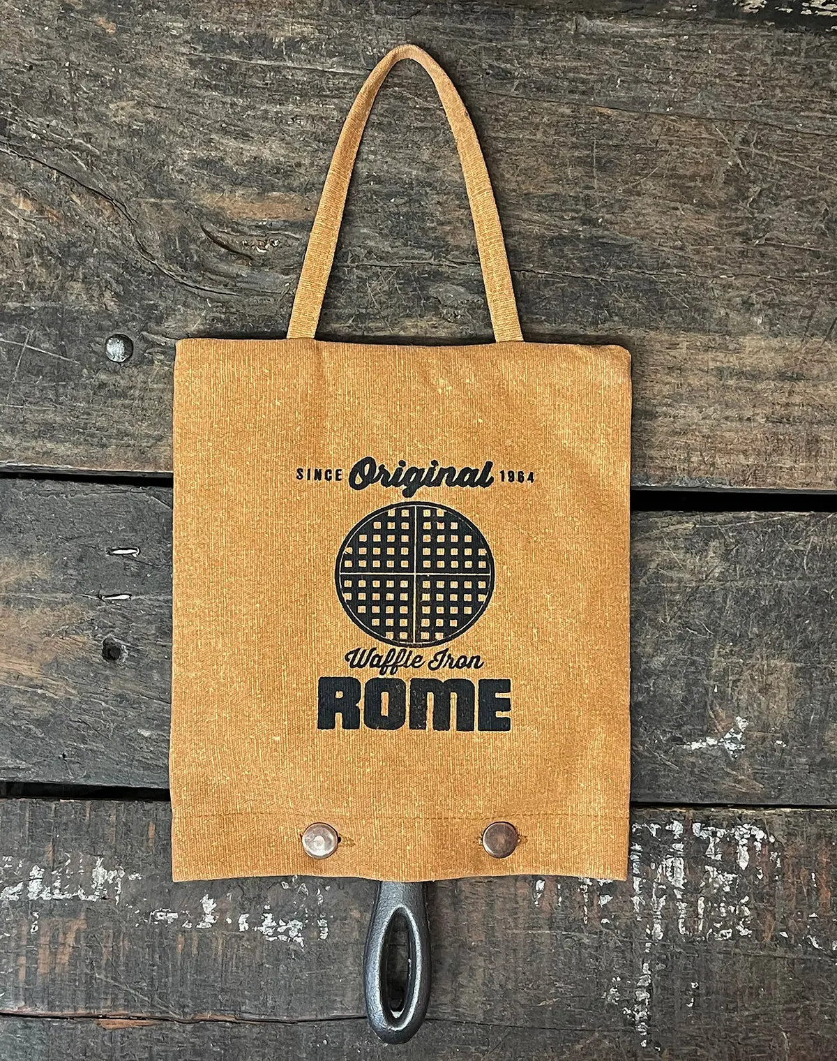 Waffle Iron Canvas Storage Bag 2