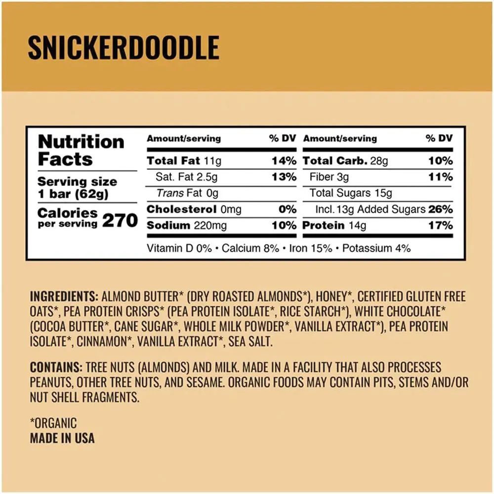 Snickerdoodle Protein Bar 2