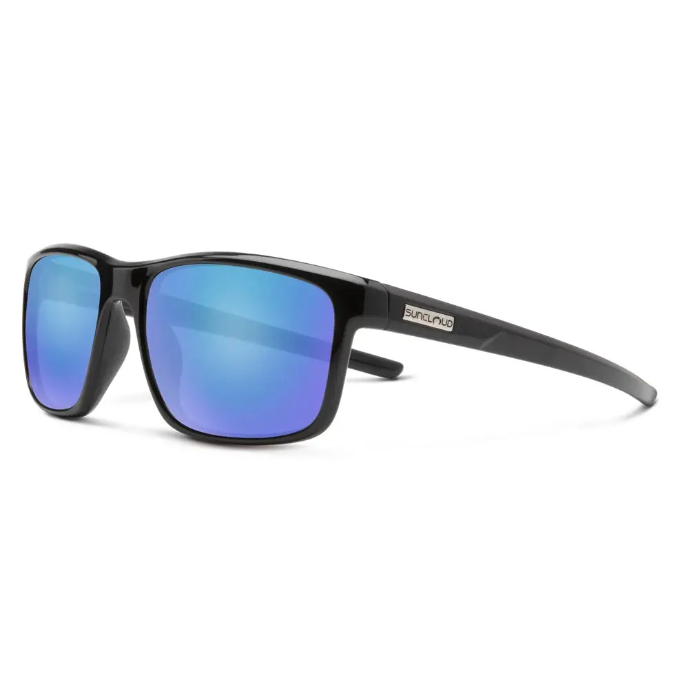 Respek: Black With Polarized Blue Mirror Lens 1