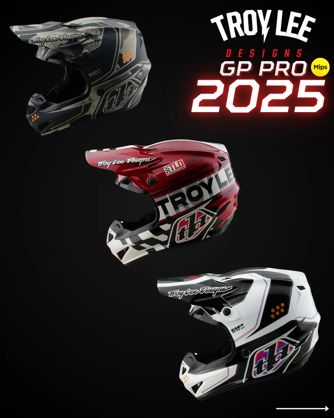 Cascos Troy Lee Designs Gp Pro Moto 1