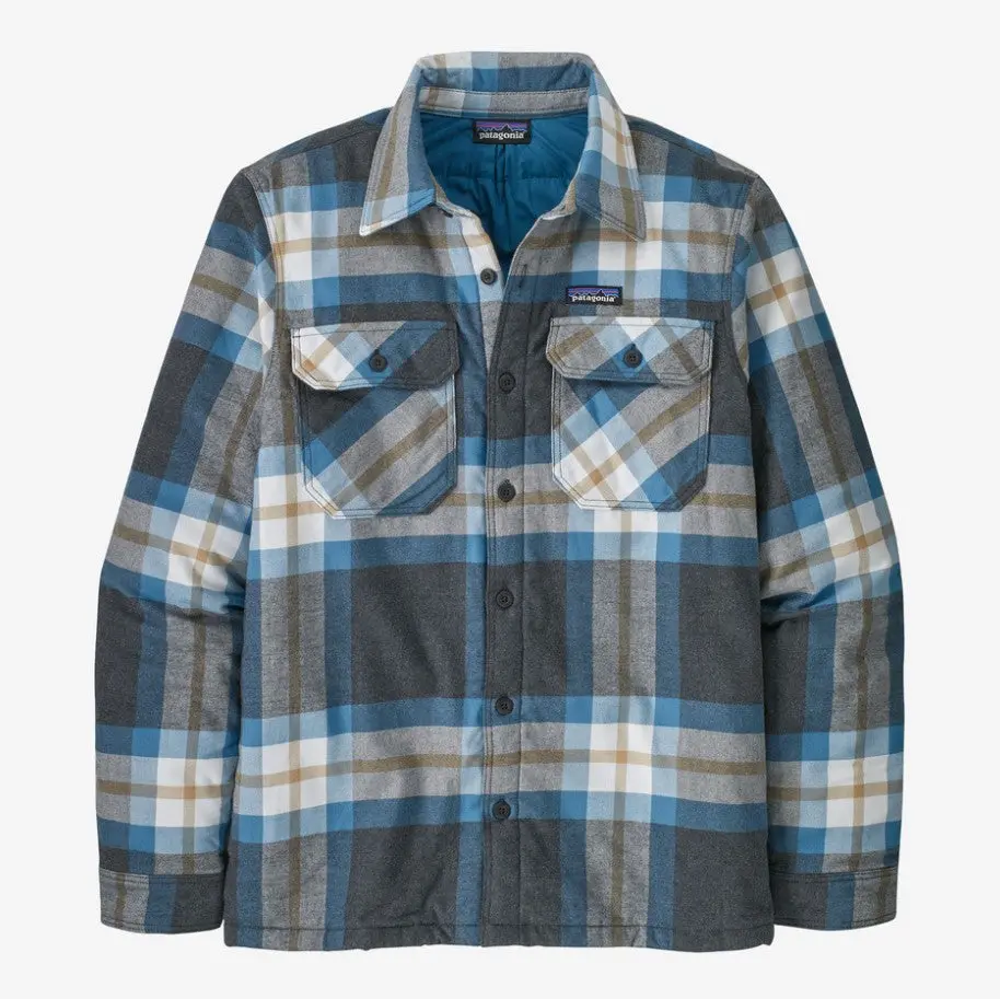 Men's Insulated Organic Cotton Midweight Fjord Flannel Shirt 1
