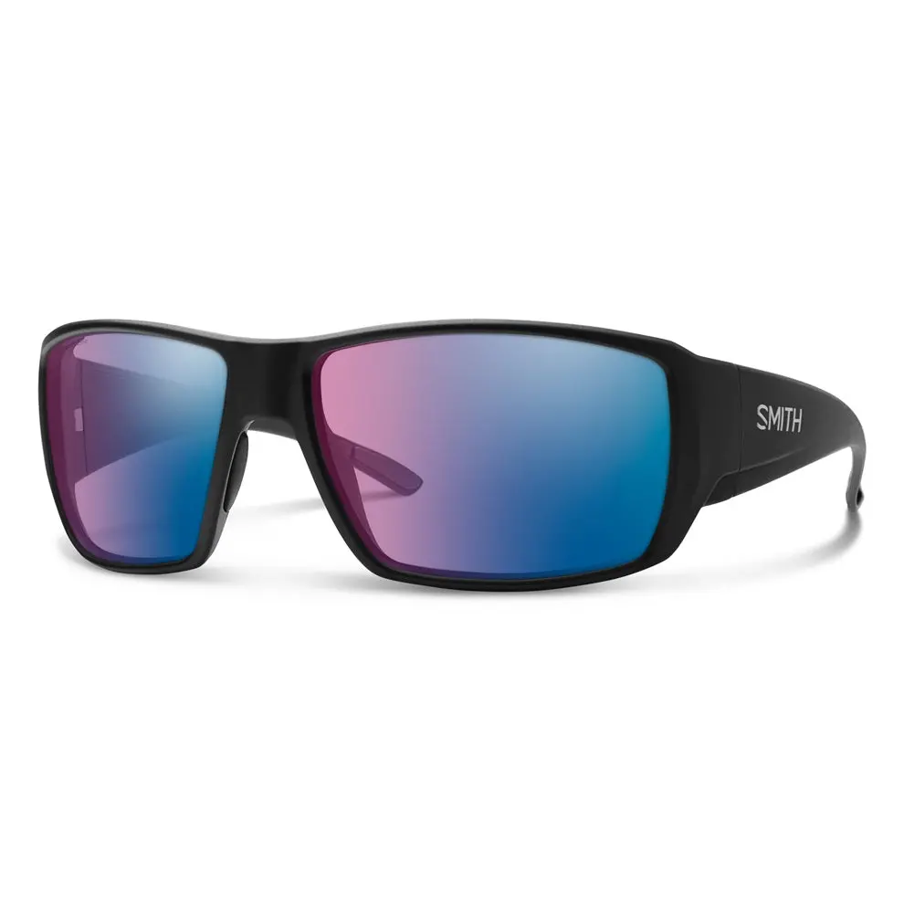 Guide's Choice Matte Black Frame With Chromapop Glass Polarchromic Rose Blue Mirror 1