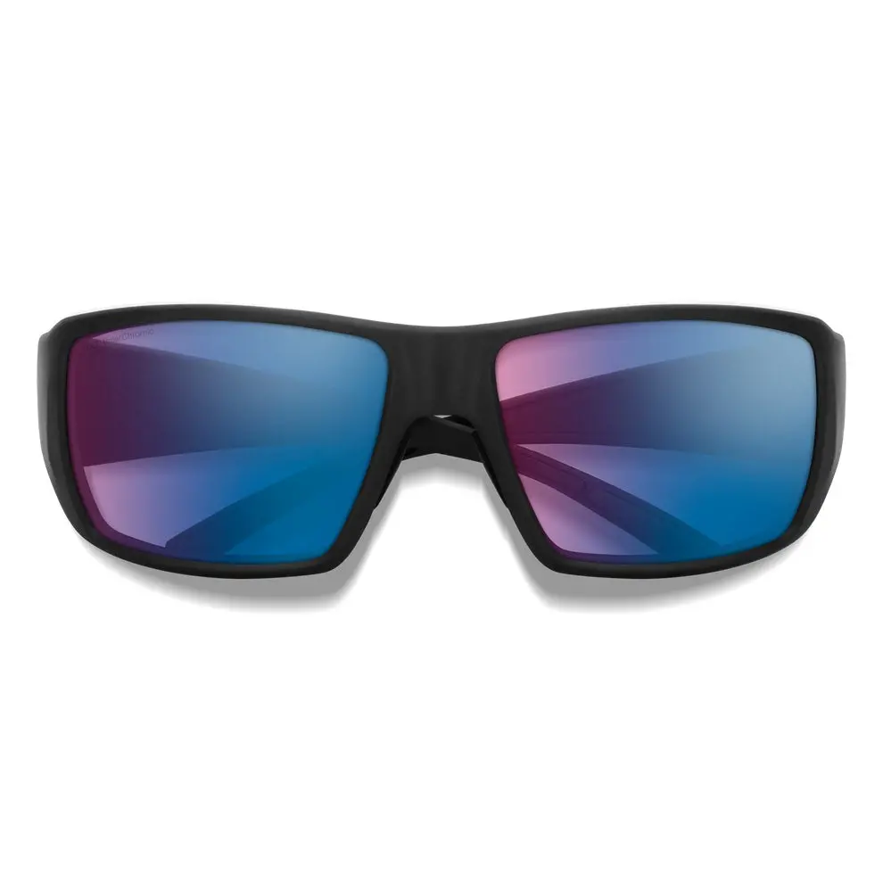 Guide's Choice Matte Black Frame With Chromapop Glass Polarchromic Rose Blue Mirror 2