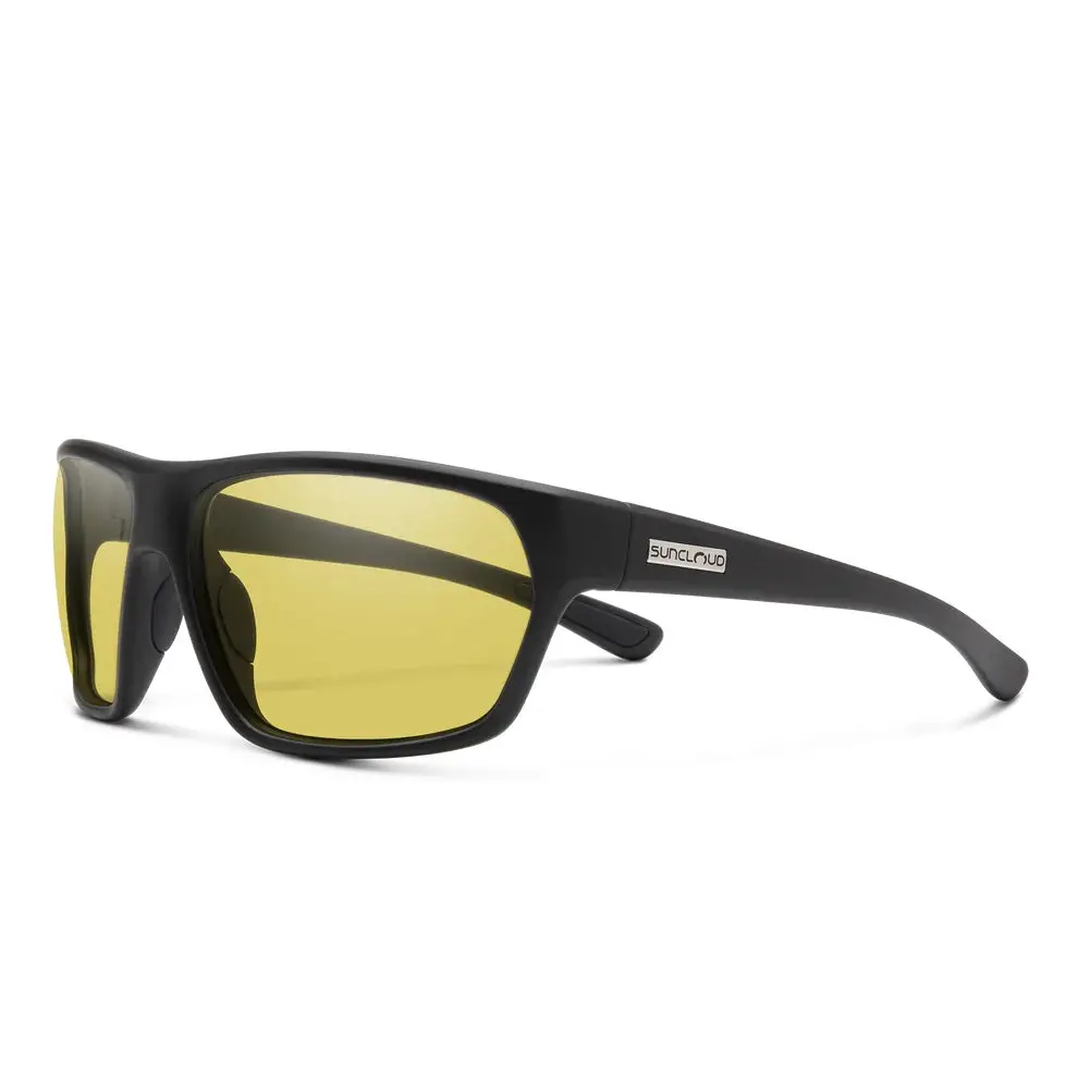 Boone: Matte Black With Polarized Low Light Yellow Lens 1