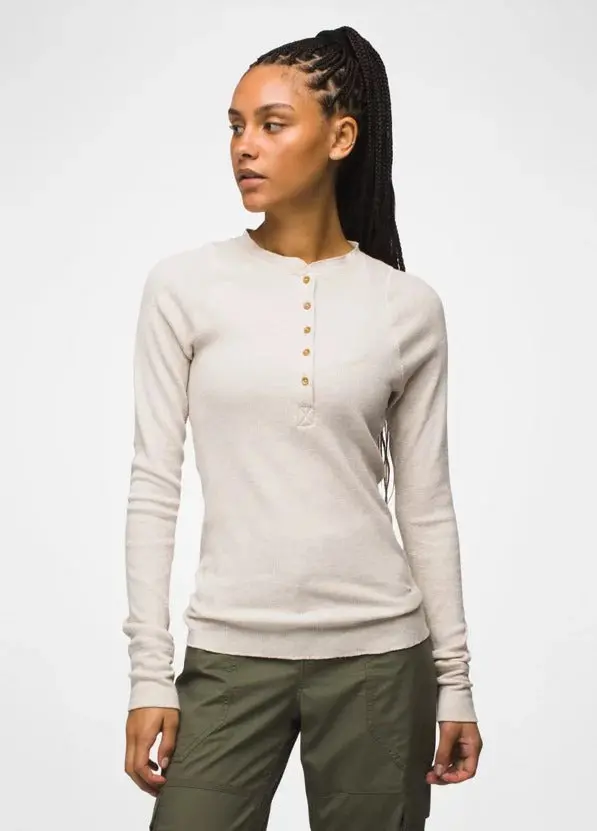 Women's Touchstone Henley Long Sleeve Shirt 1