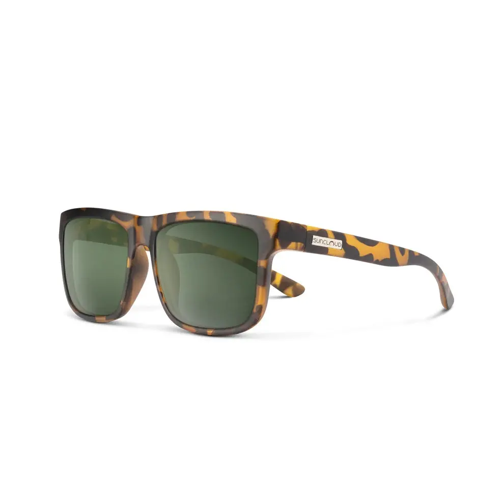 Quiver: Matte Yellow Tortoise With Polarized Gray Green Lens 1