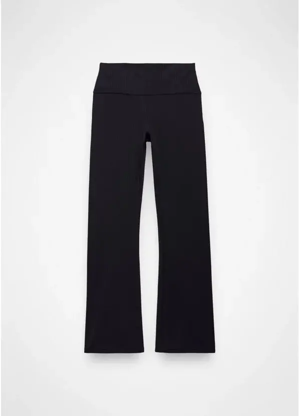 Women's Luxara Rib Flare Crop Pant 1