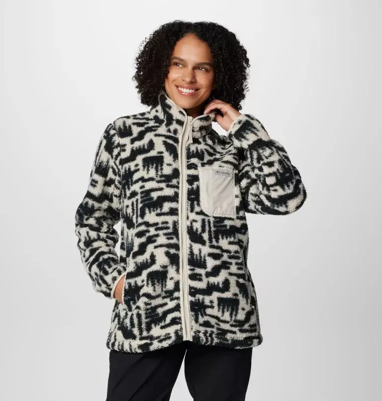Women's West Bend Print Full Zip Fleece Jacket 1