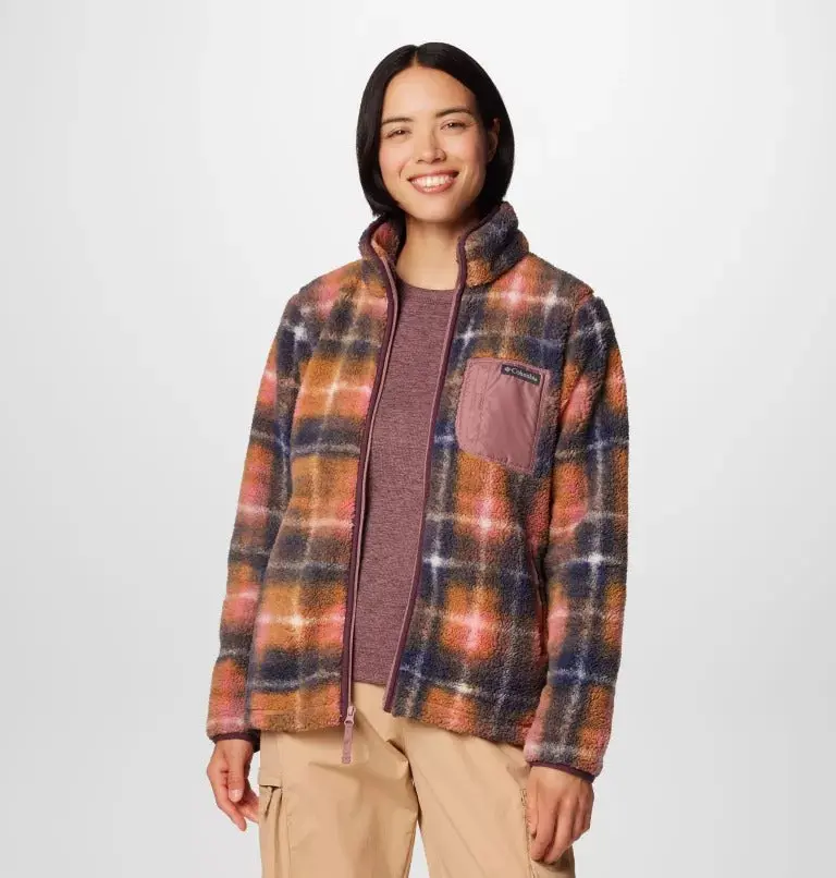 Women's West Bend Print Full Zip Fleece Jacket 1