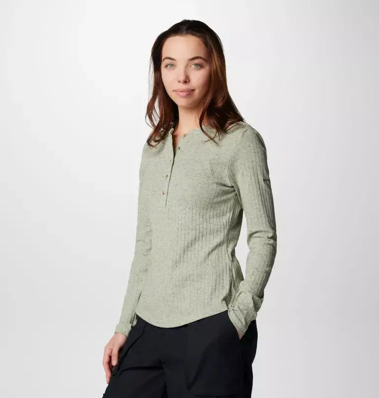 Women's Brea Falls Henley Long Sleeve Shirt 1