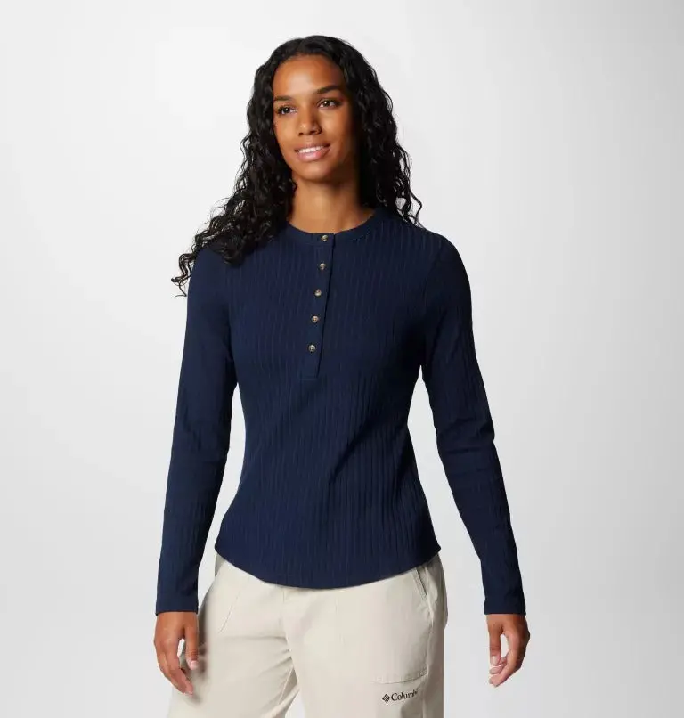 Women's Brea Falls Henley Long Sleeve Shirt 1