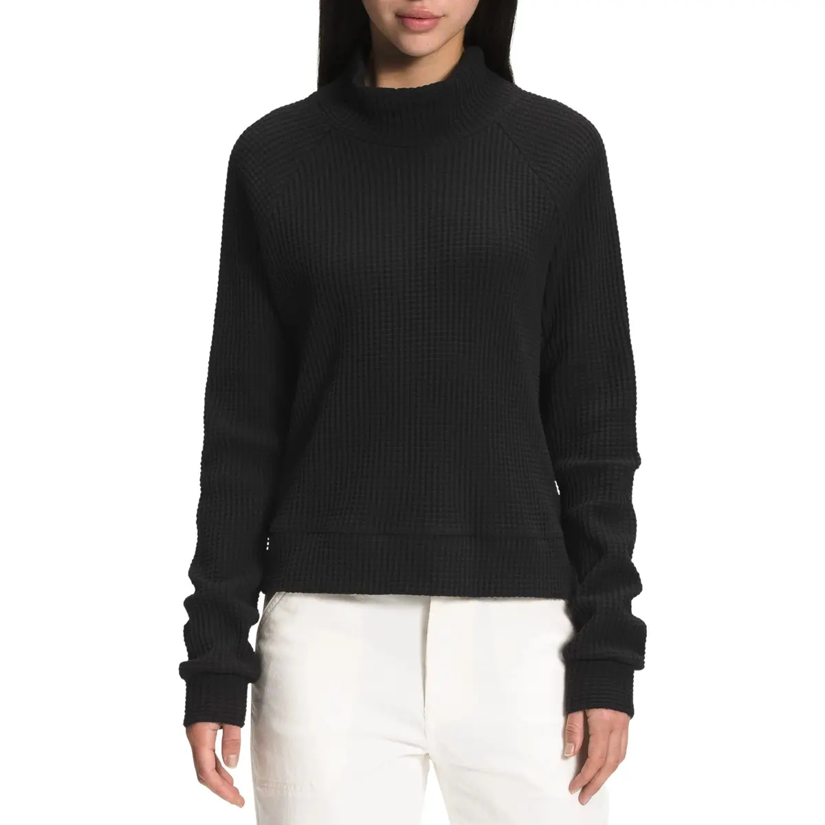 Women's Long-Sleeve Mock Neck Chabot 1