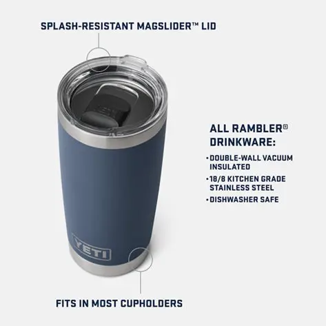 Rambler 20 Oz. Tumbler With Magslider Lid 2