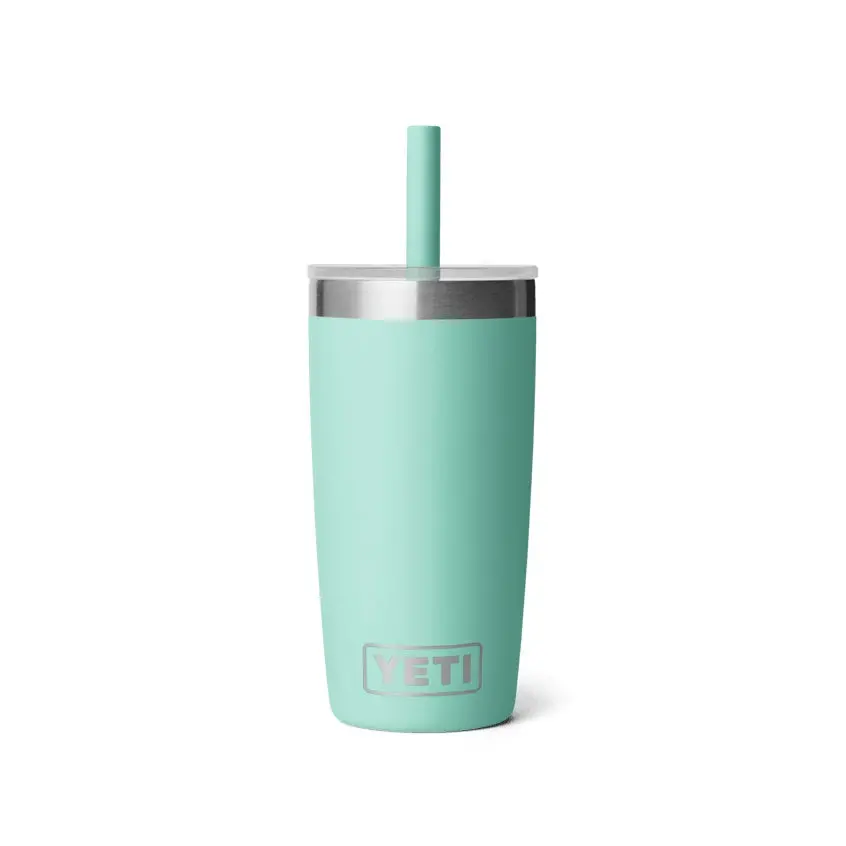 Rambler Jr 10Oz Tumbler With Silicone Straw 1