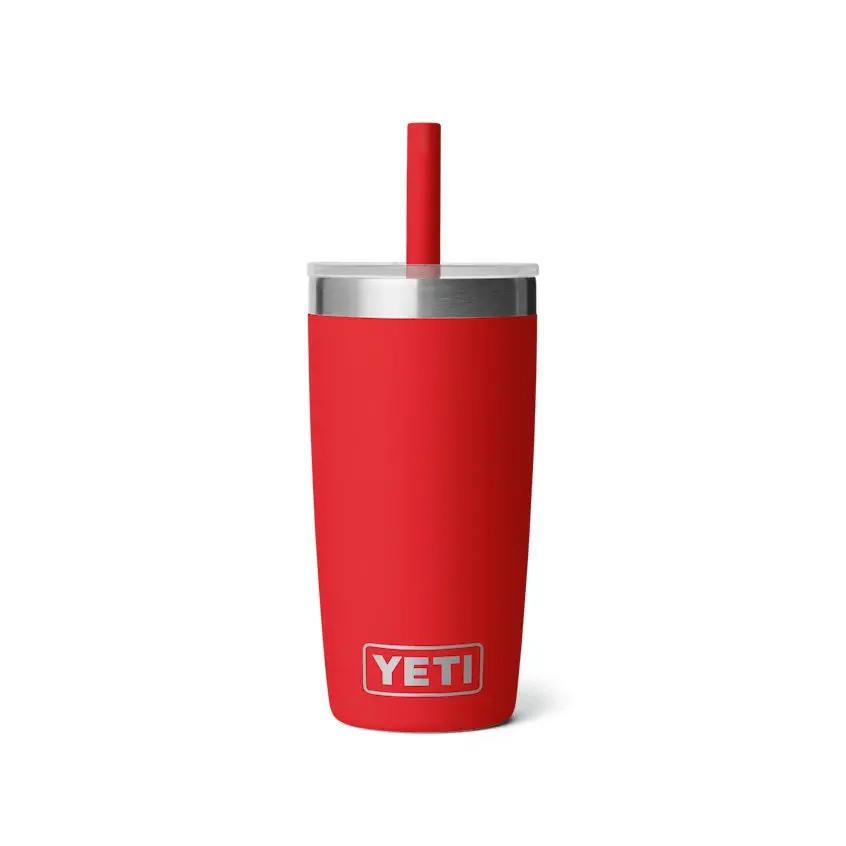 Rambler Jr 10Oz Tumbler With Silicone Straw 1