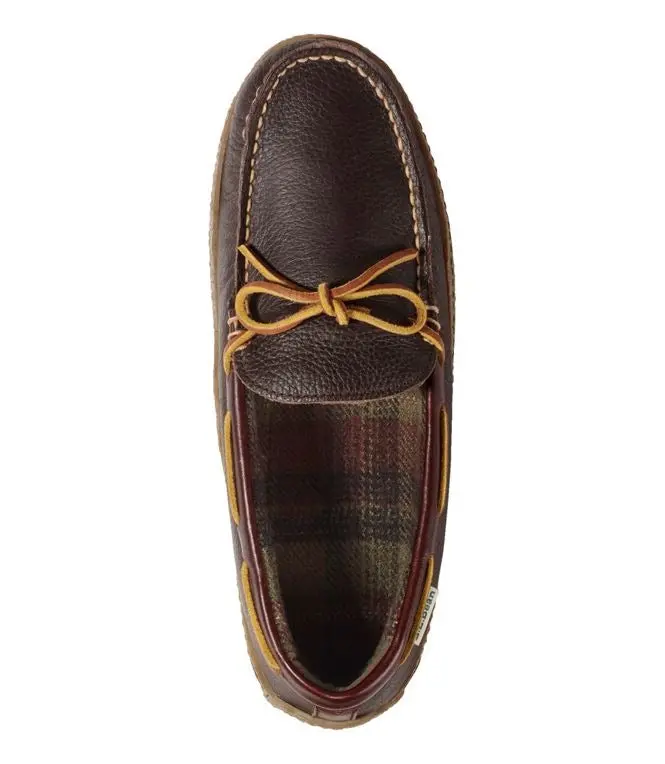 Men's Handsewn Flannel-Lined Slipper 4