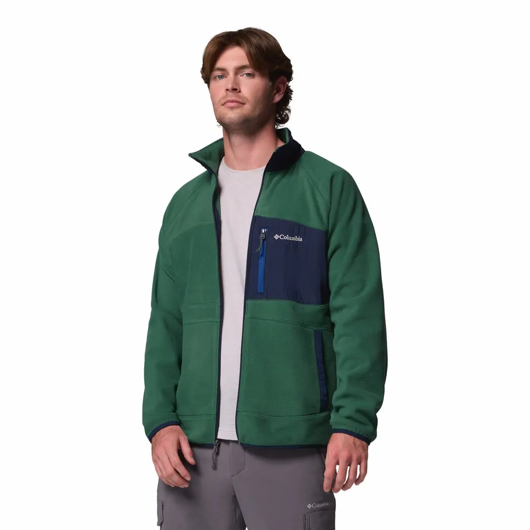 Men's Fast Trek Overlay Full Zip Fleece Jacket 1