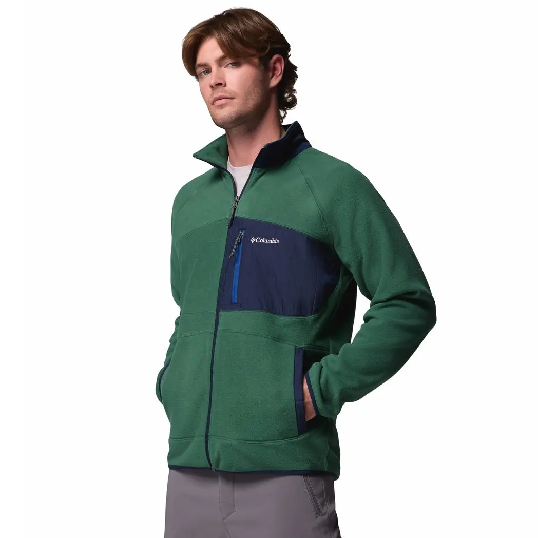 Men's Fast Trek Overlay Full Zip Fleece Jacket 3