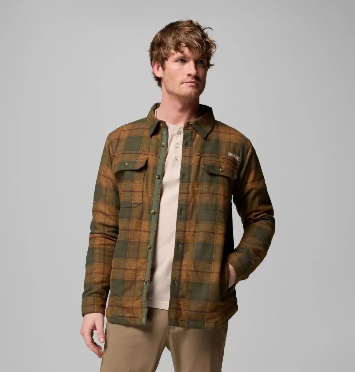 Men's Saddle Point Warm Lined Flannel 3