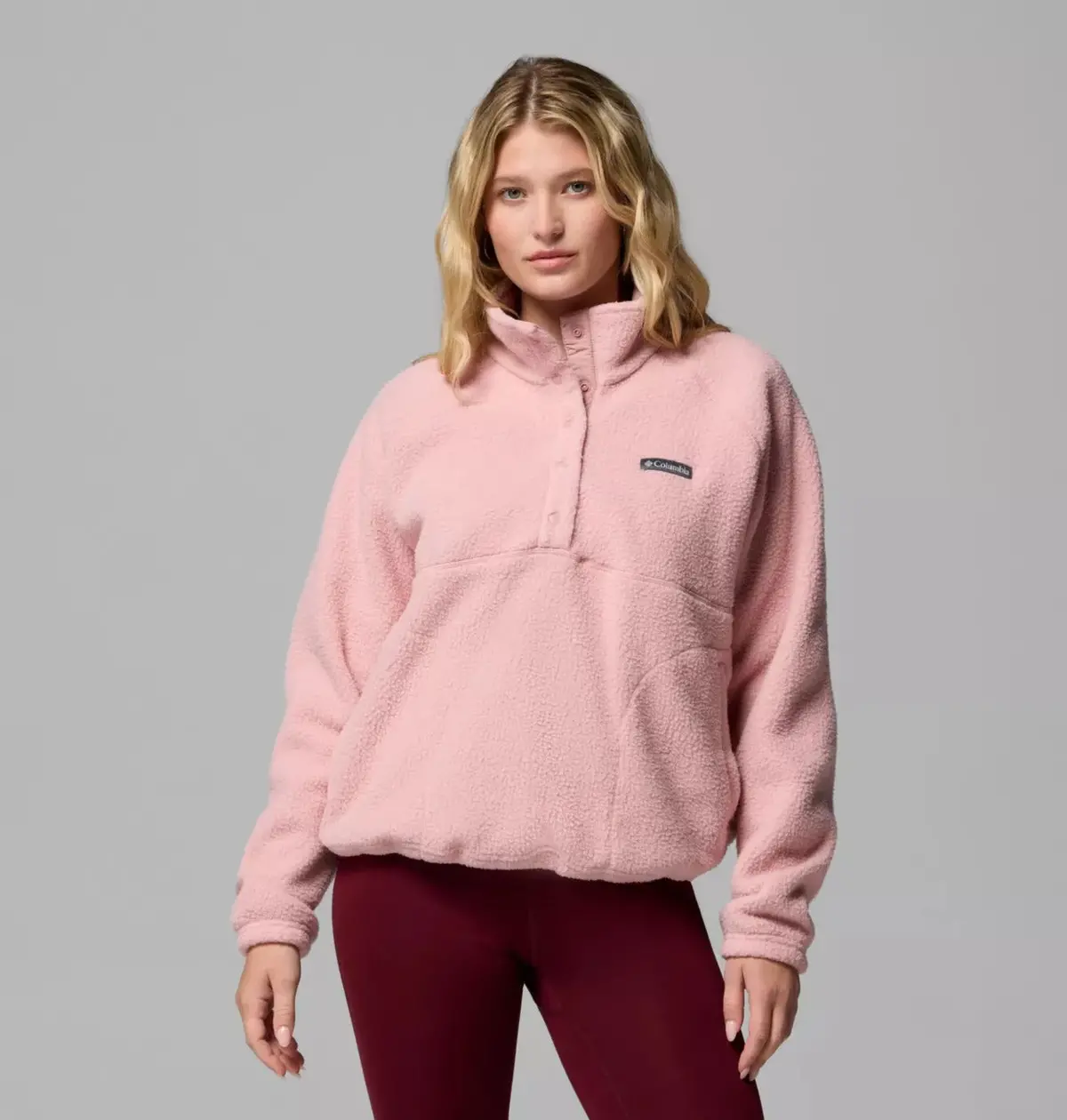 Women's Jasper Ridge Pebbled Fleece Half Snap 1