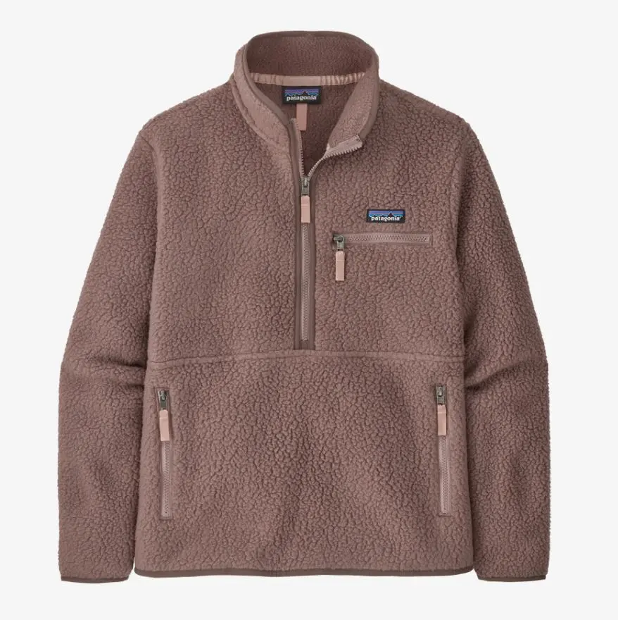 Women's Retro Pile Marsupial Pullover 1