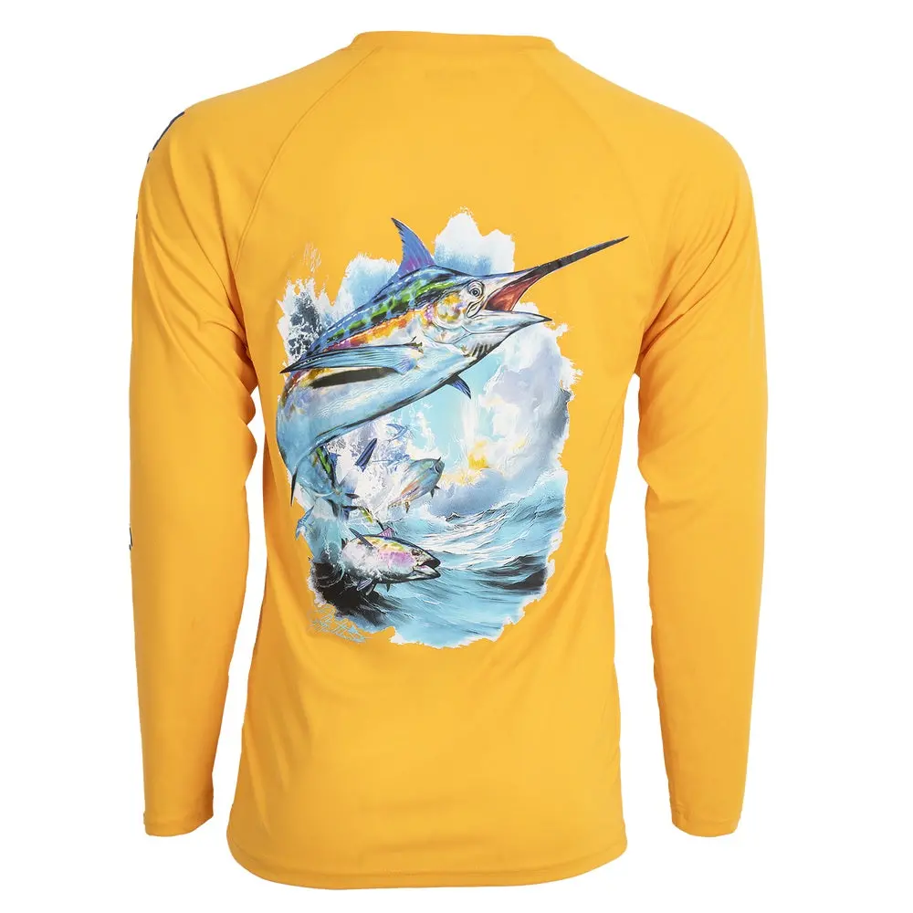 Hook M' Performance Long Sleeve - Marlin 1
