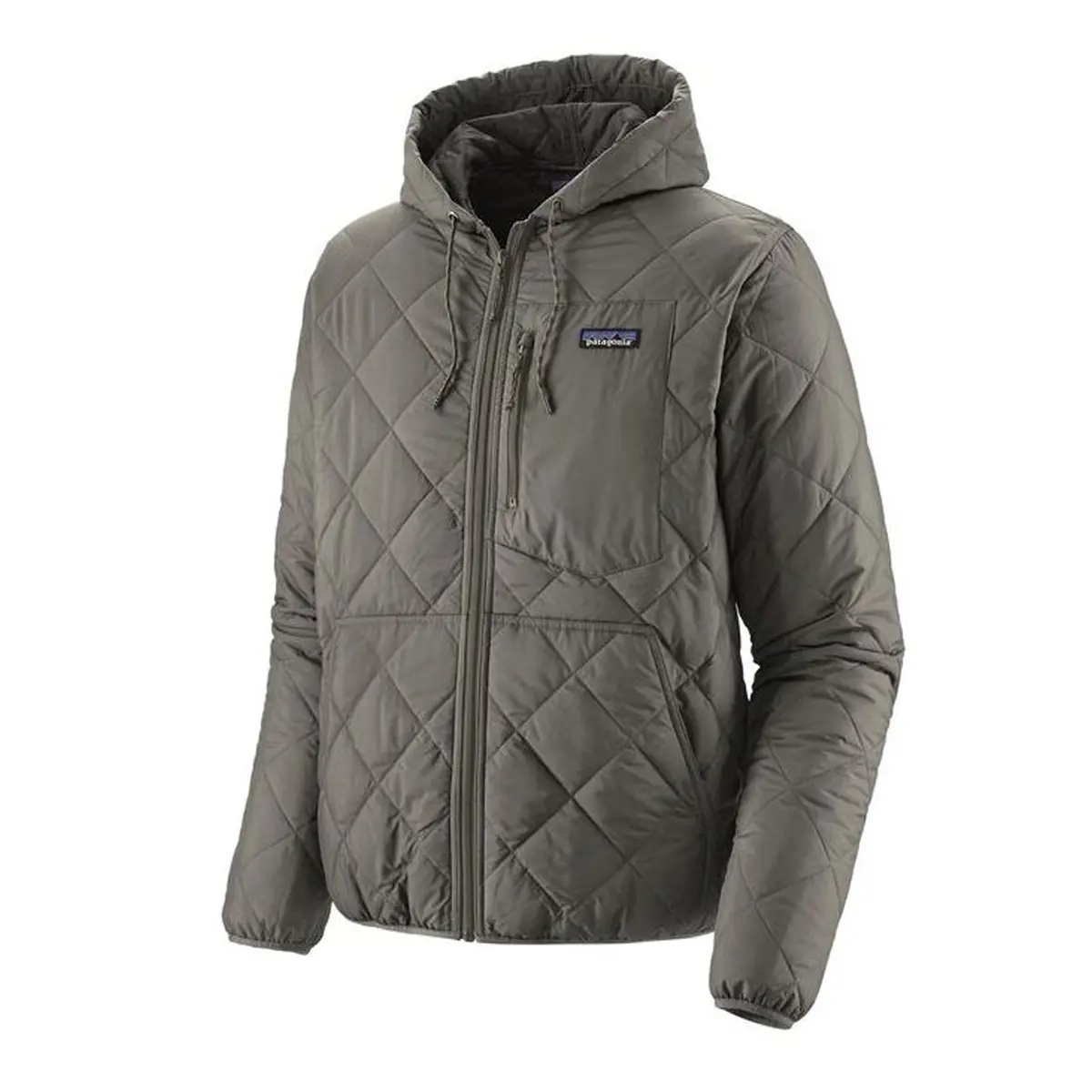 Men's Diamond Quilted Bomber Hoody 1