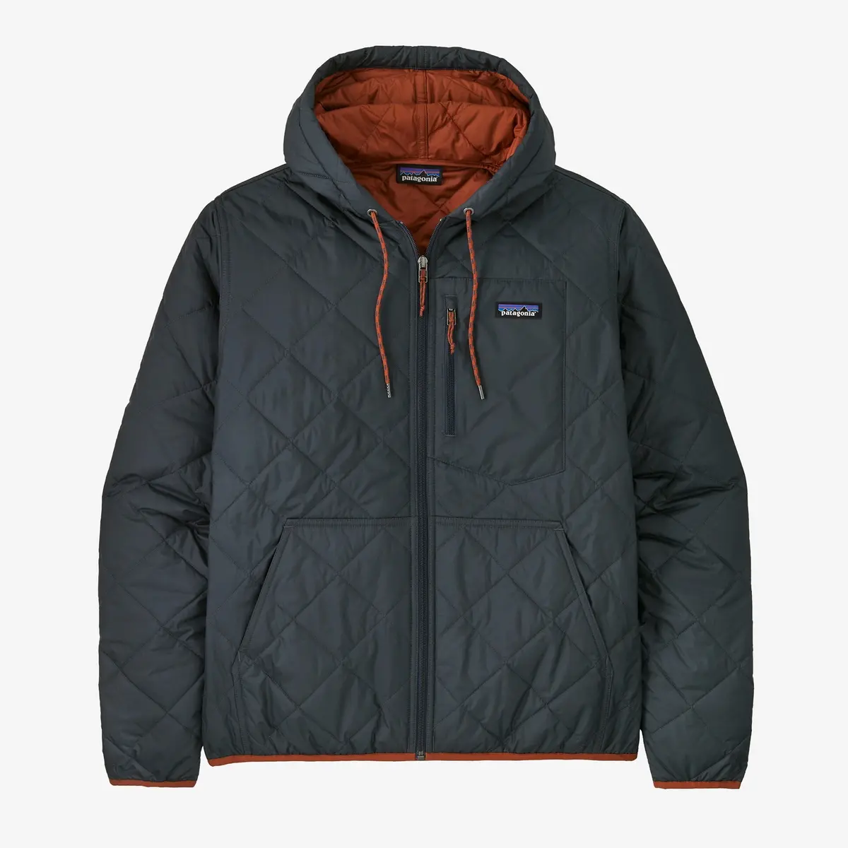 Men's Diamond Quilted Bomber Hoody 1