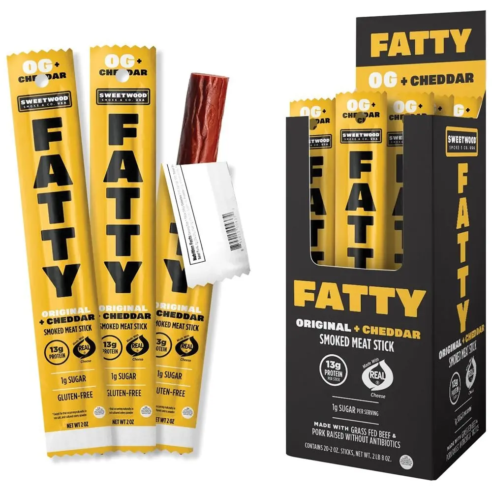 Original & Cheddar Meat Stick (Single) 1
