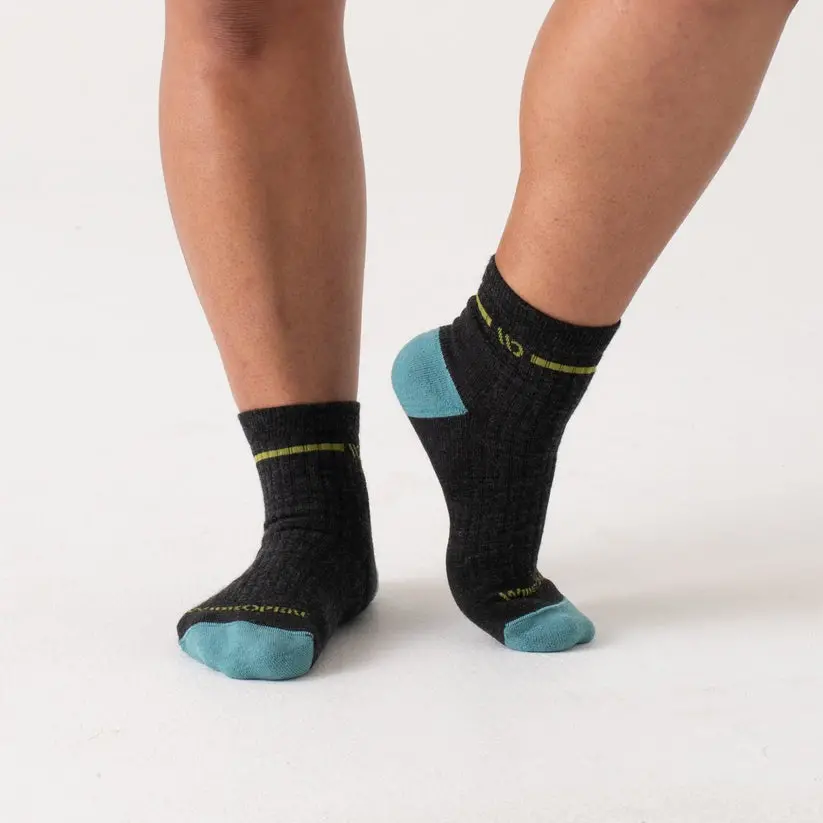 Women's Single Stripe Cushioned Quarter Sock 3