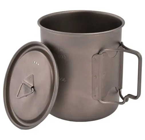 Space Saver Mug With Lid - Titanium (750 Ml) 1