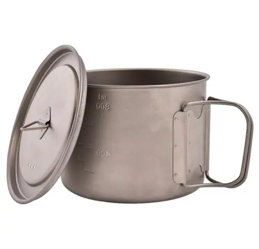 Space Saver Pot With Lid - Ttitanium (900 Ml) 1