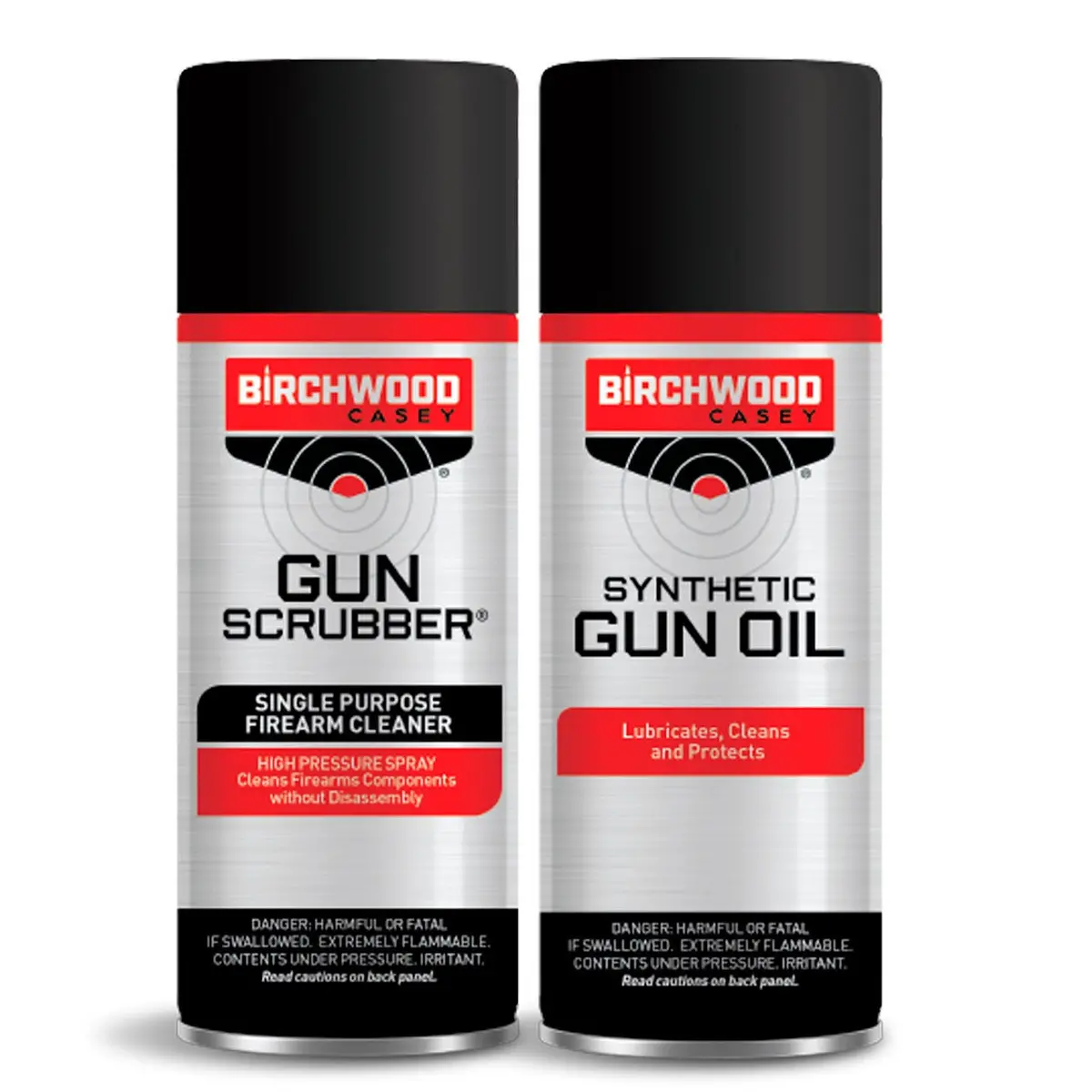 Gun Scrubber & Synthetic Gun Oil Combo - 1.25Oz. Aerosol Cans 1