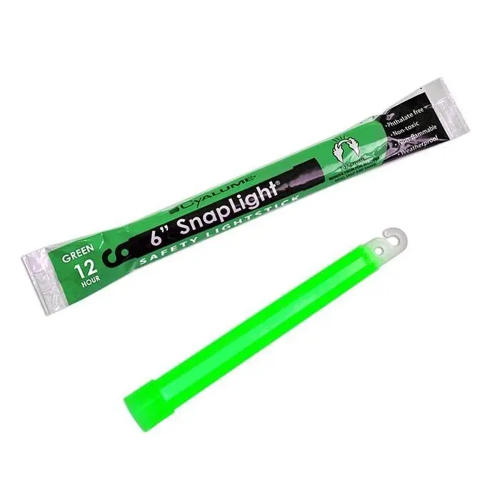 Cyalume 6" Snaplight - Green (12Hr) 1
