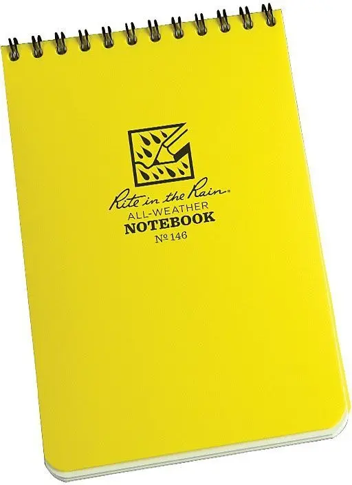 All-Weather Top Spiral Notebook (4X6) 1
