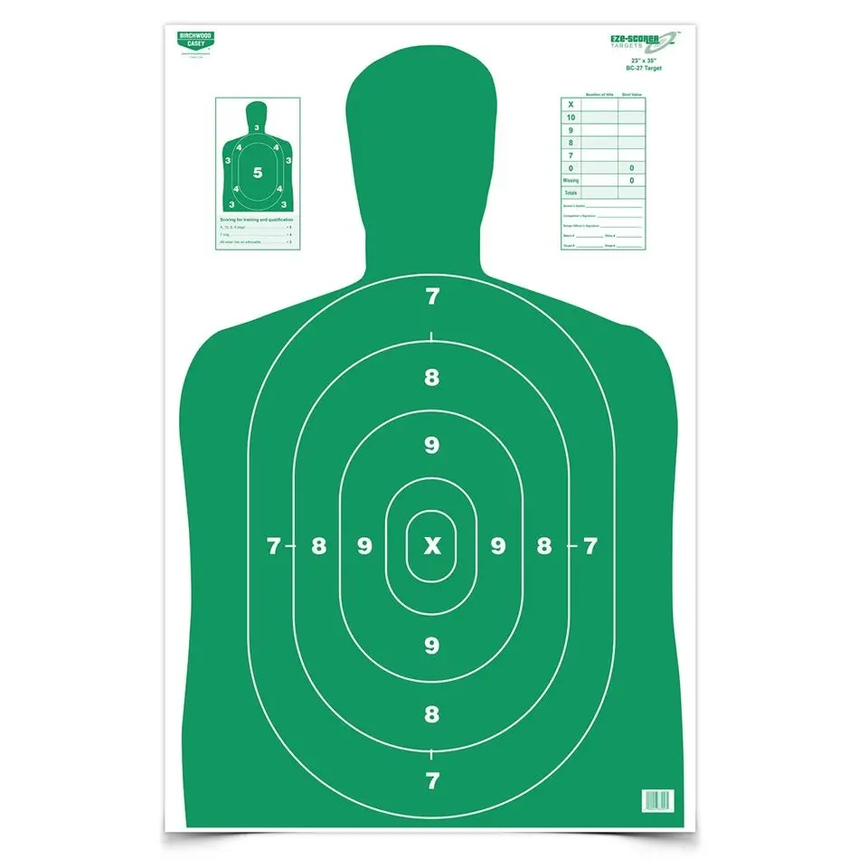 Eze-Scorer 23 X 35 Bc-27 Green Target (1Pk) 1