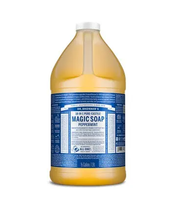 Peppermint Pure-Castile Magic Soap - 64Oz 1