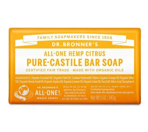 All-One Citrus Pure-Castile Bar Soap 1