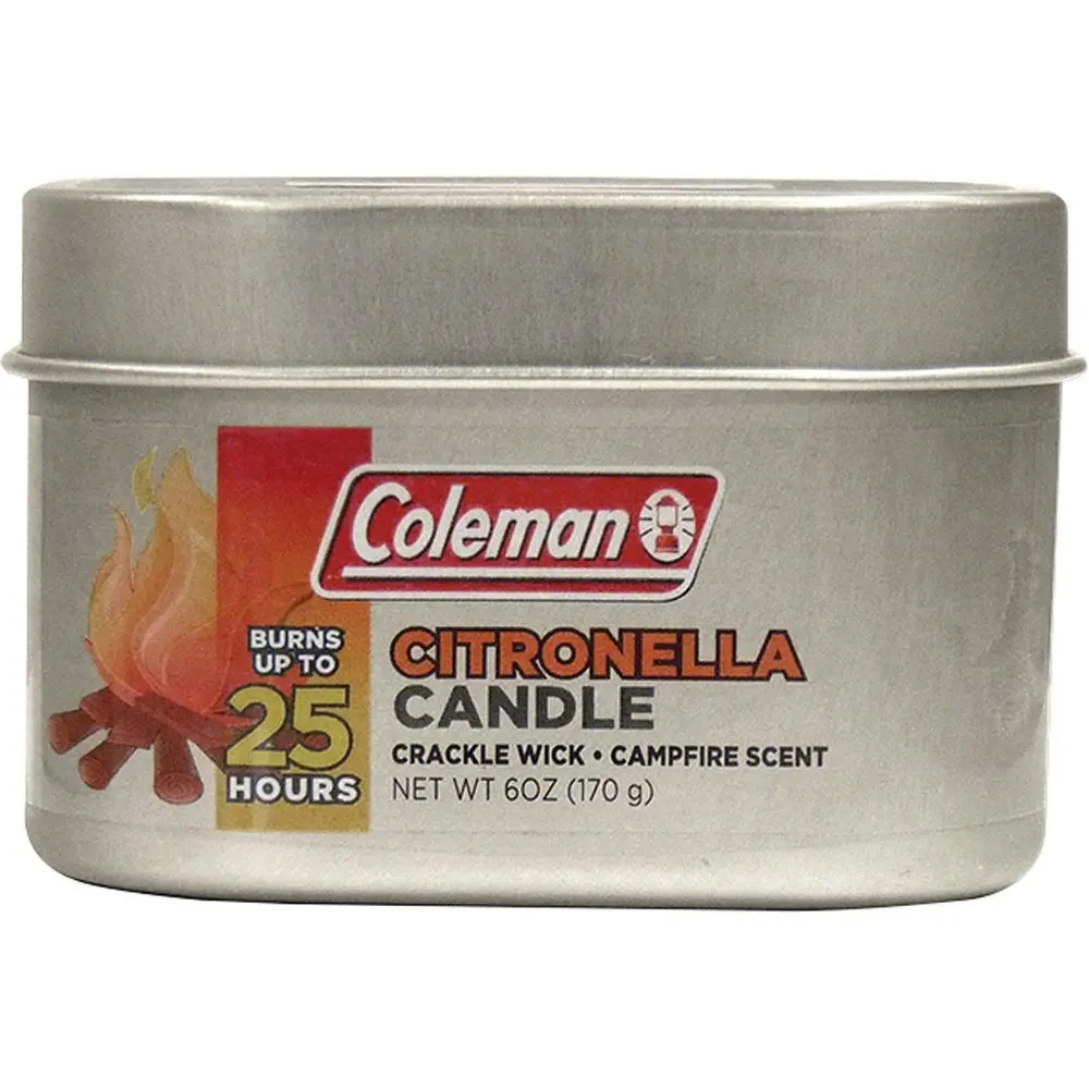 Campfire Scented Citronella Tin Candle 1