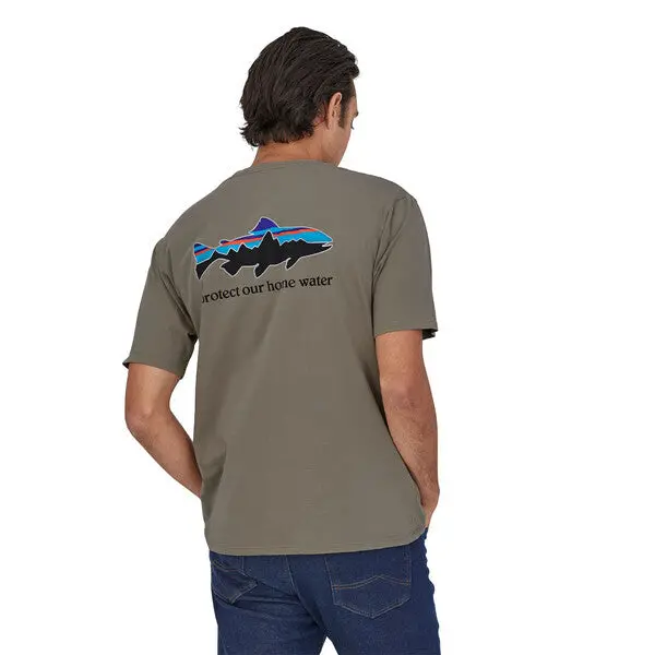 Men`S Home Water Trout Organic T-Shirt 1