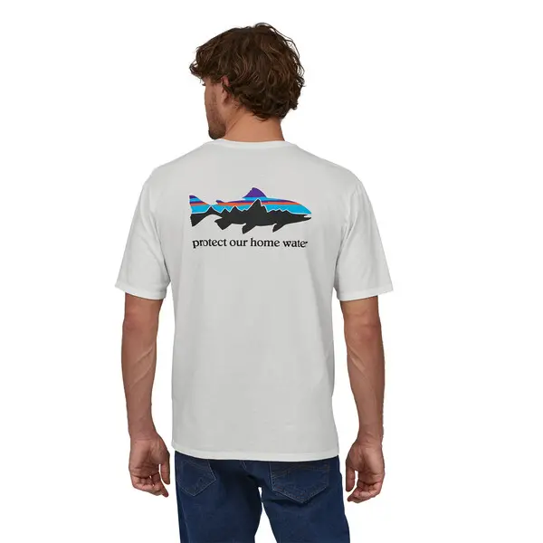 Men`S Home Water Trout Organic T-Shirt 3