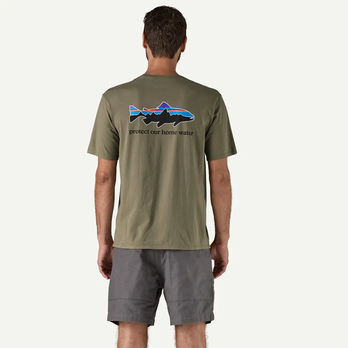 Men's Home Water Trout Organic T-Shirt 2