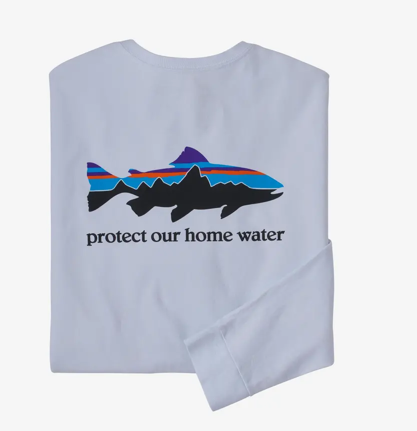 Men`S Long-Sleeved Home Water Trout Responsibili-Tee 1