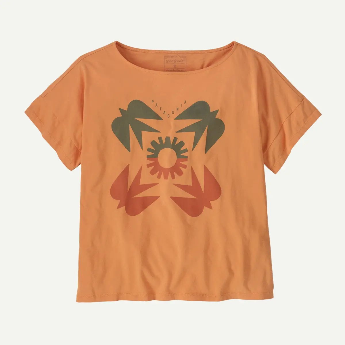Women's Sunfirst Relaxed Drop Sleeve Organic T-Shirt 1