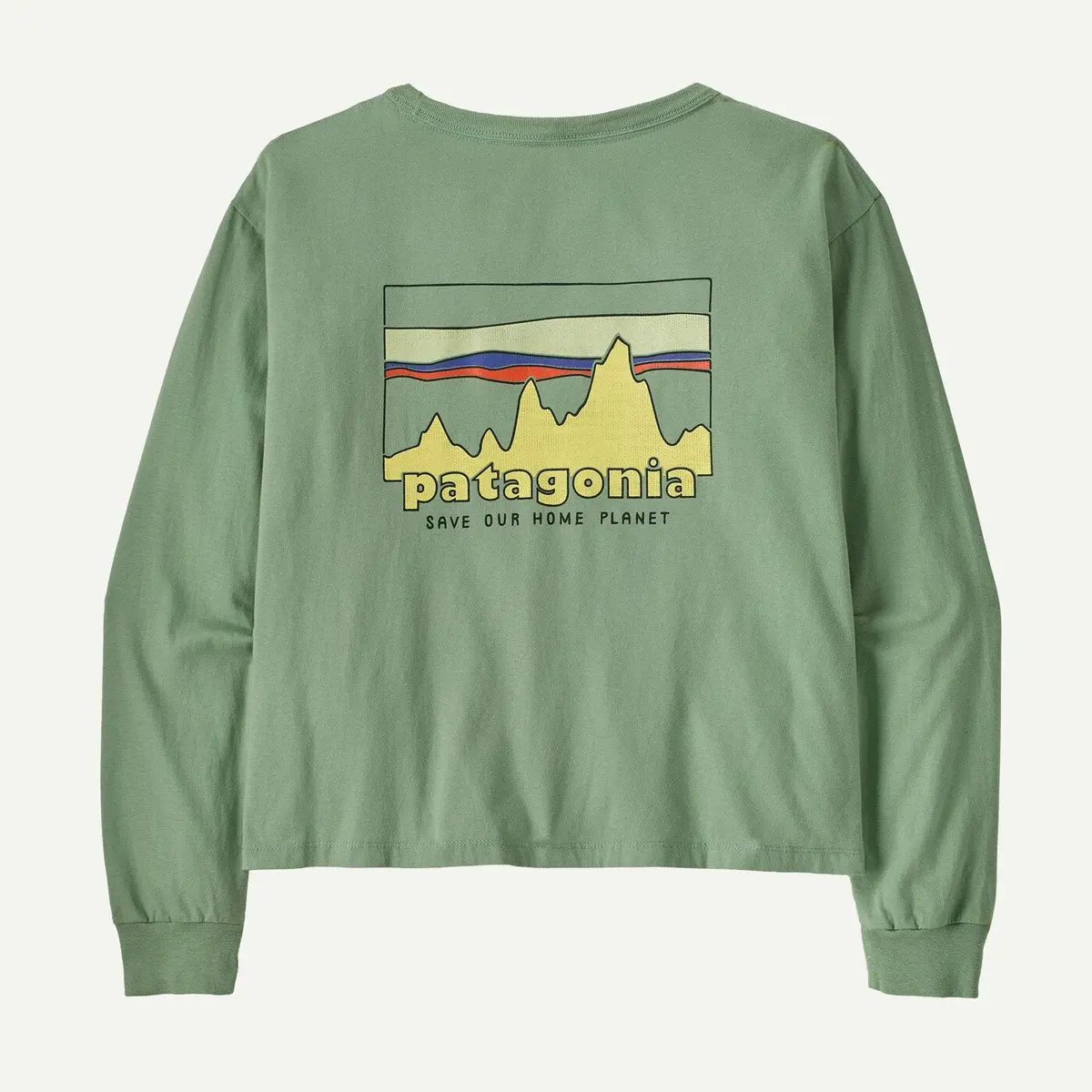 Women's Long Sleeve '73 Skyline Easy Cut Organic T-Shirt 1