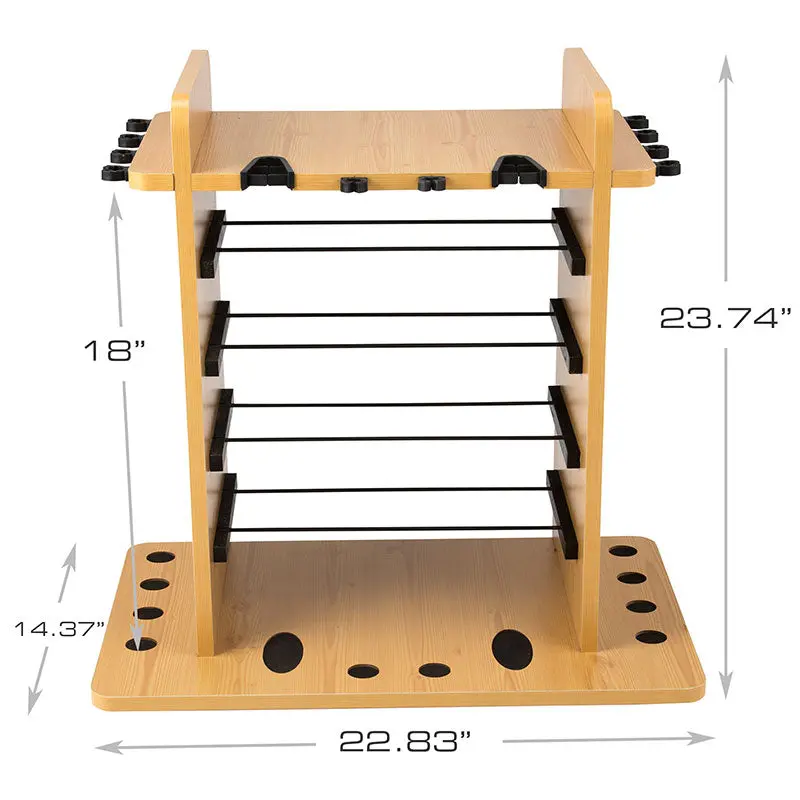 14 Rod - Rack W/ Four Storage Bins 2