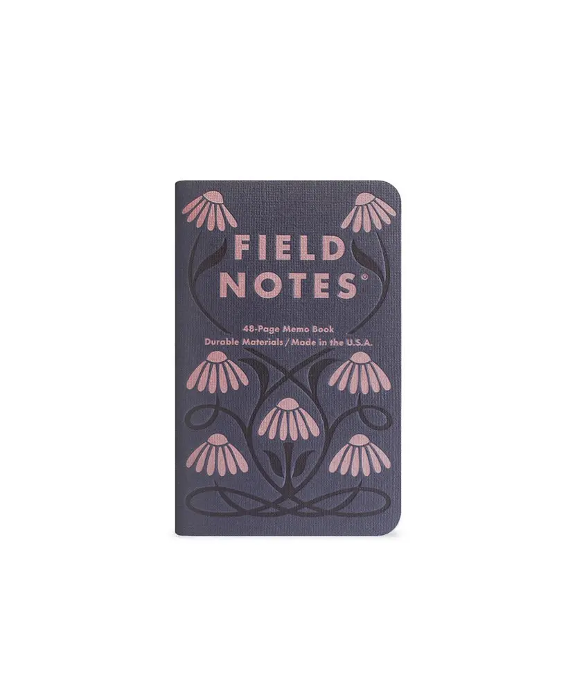 Fall Flowers Ruled Paper Memo Book 3-Pack 2